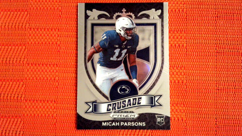 2021 Panini Prizm Draft Picks Football: #175 Micah Parsons - Penn State Nittany Lions/Dallas Cowboys (Crusade) Default Title