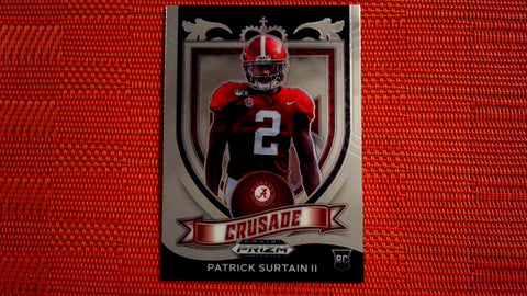 2021 Panini Prizm Draft Picks Football: #178 Patrick Surtain II - Alabama Crimson Tide/Denver Broncos (Crusade) Default Title