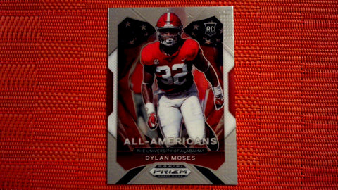 2021 Panini Prizm Draft Picks Football: #190 Dylan Moses - Alabama Crimson Tide/Jacksonville Jaguars (All American) Default Title