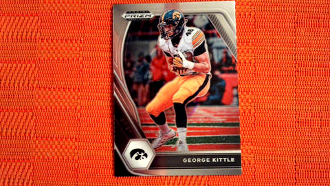 2021 Panini Prizm Draft Picks Football: #50 George Kittle - Iowa Hawkeyes/San Francisco 49ers (Base) Default Title