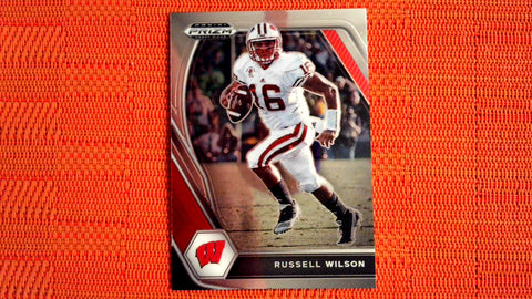 2021 Panini Prizm Draft Picks Football: #8 Russell Wilson - Wisconsin Badgers/Seattle Seahawks (Base) Default Title