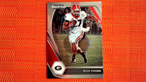 2021 Panini Prizm Draft Picks Football: #90 Nick Chubb - Georgia Bulldogs/Cleveland Browns (Base) Default Title