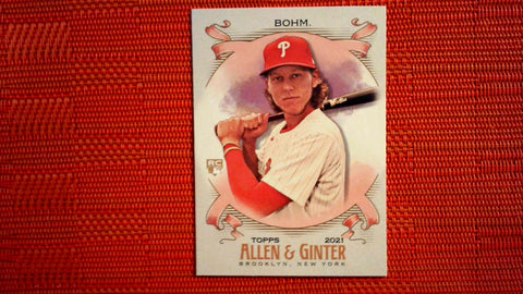 2021 Topps Allen & Ginter: #100 Alec Bohm - Philadelphia Phillies RC Default Title