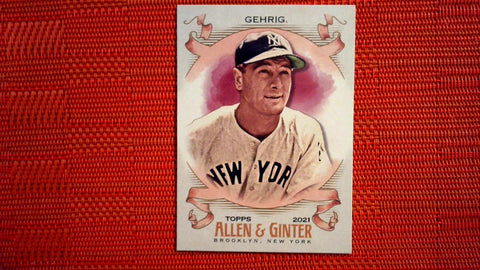 2021 Topps Allen & Ginter: #119 Lou Gehrig - New York Yankees Default Title