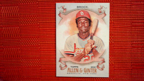 2021 Topps Allen & Ginter: #144 Lou Brock - St. Louis Cardinals Default Title