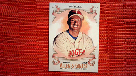 2021 Topps Allen & Ginter: #162 Juan Gonzalez - Texas Rangers Default Title