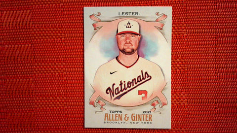 2021 Topps Allen & Ginter: #181 Jon Lester - Washington Nationals Default Title