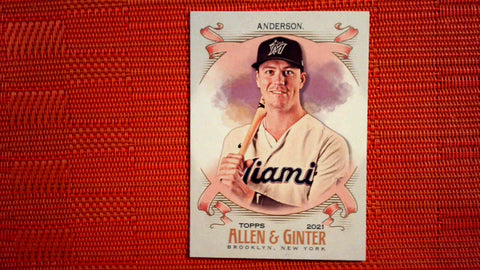 2021 Topps Allen & Ginter: #199 Brian Anderson - Miami Marlins Default Title