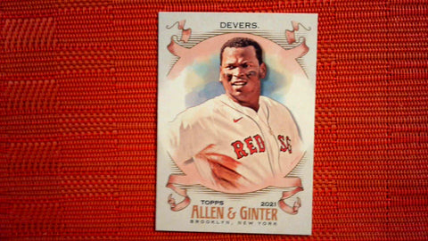 2021 Topps Allen & Ginter: #253 Rafael Devers - Boston Red Sox Default Title