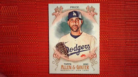 2021 Topps Allen & Ginter: #278 David Price - Los Angeles Dodgers Default Title
