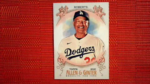 2021 Topps Allen & Ginter: #308 Dave Roberts - Los Angeles Dodgers (SP) Default Title