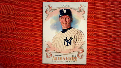 2021 Topps Allen & Ginter: #314 David Cone - New York Yankees (SP) Default Title