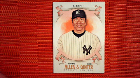 2021 Topps Allen & Ginter: #315 Hideki Matsui - New York Yankees (SP) Default Title