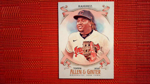 2021 Topps Allen & Ginter: #77 Jose Ramirez - Cleveland Indians Default Title
