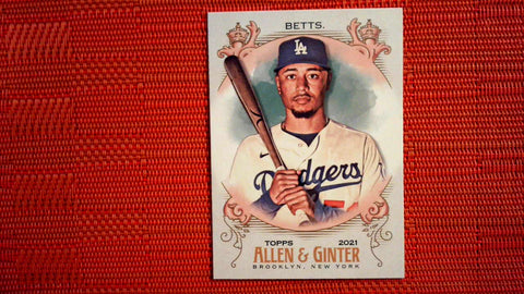 2021 Topps Allen & Ginter: #92 Mookie Betts - Los Angeles Dodgers Default Title