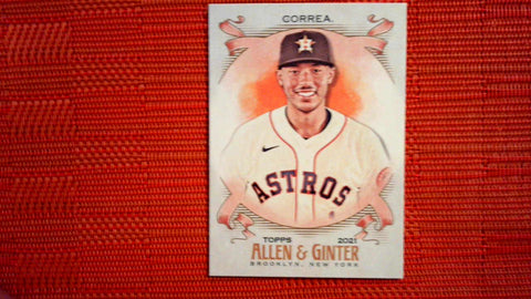 2021 Topps Allen & Ginter: #94 Carlos Correa - Houston Astros Default Title