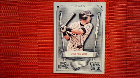 2021 Topps Allen & Ginter: #HH-34 Ichiro - Seattle Mariners (Historic Hits Set) Default Title