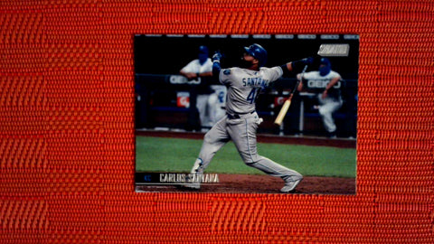 2021 Topps Stadium Club: #190 Carlos Santana - Kansas City Royals Default Title
