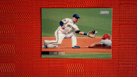 2021 Topps Stadium Club: #201 Keston Hiura - Milwaukee Brewers Default Title