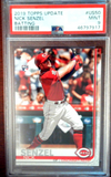 2019 Topps Update Nick Senzel Batting #US50 PSA9 Rookie