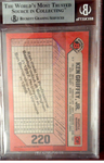 1989 Bowman #220 Ken Griffey Jr BGS 9 Rookie