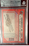 1989 Bowman #220 Ken Griffey Jr BGS 9 Rookie