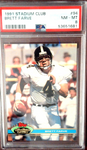 1991 Stadium Club #94 Brett Farve PSA 8 HOF Rookie