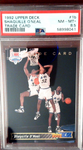 1992-93 Upper Deck #1b Shaquille O'Neal Trade Card PSA 8.5 Rookie