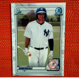 2020 Bowman #BPC-8 Jasson Dominguez - New York Yankees (Chrome)