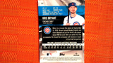 2021 Stadium Club Chrome Kris Bryant Orange Refractor Numbered to /99 Cubs