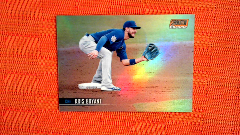2021 Stadium Club Chrome Kris Bryant Orange Refractor Numbered to /99 Cubs
