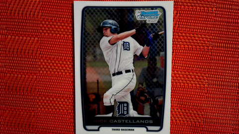 2012 Bowman Chrome Nick Castellanos Rookie #BCP78 Cincinnati Reds RC Tigers