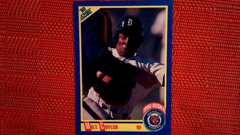 1990 Score Milt Cuyler Error Card - 998 Games Played ( See Scans)
