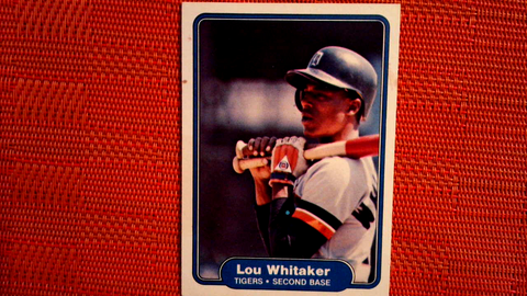 1982 Fleer Baseball Card #284 Lou Whitaker ( See Scans)