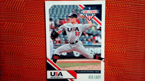ASA LACY 2020 USA Baseball Stars and Stripes #74 Prospect Rookie Card (RC)