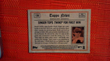 Brady Singer 2021 Topps Heritage In Action Rookie Card #130