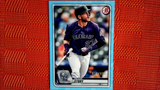 2020 Bowman Sky Blue Trevor Story Rockies #'d /499