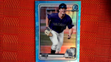 Michael Toglia Colorado Rockies Sky Blue Refractor 2020 Bowman Chrome #BD-175