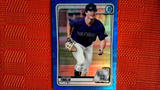 2020 Bowman Draft Chrome Blue Refractor #BD-175 MICHAEL TOGLIA /150 Rockies