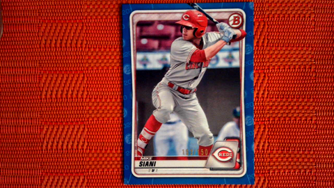 2020 Bowman Draft Blue Border /150 Mike Siani #BD-7