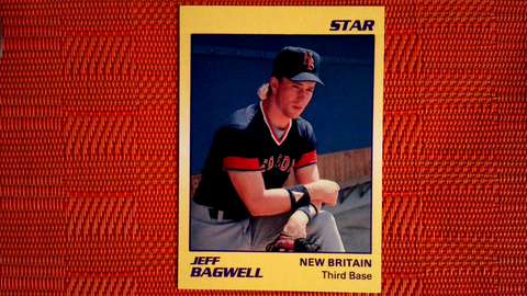 Jeff Bagwell 3B New Britain Red Sox Rookie Card 1990 The Star Company #30