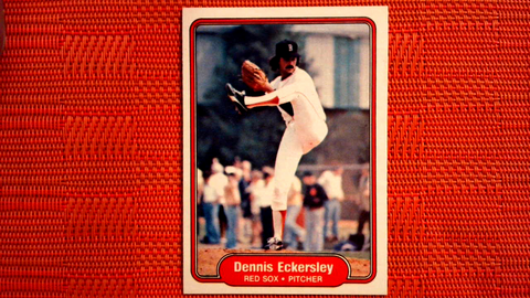 1982 Fleer Baseball Card #292 Dennis Eckersley (See Scans)