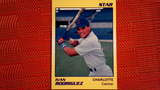 Ivan Rodriguez Catcher Charlotte Rangers Rookie Card 1990 The Star Company #26