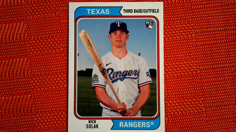 2020 Topps Archives Nick Solak Rookie Card No. 111