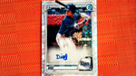2020 Bowman Chrome JHON DIAZ #CPA-JDI Rookie RC Sparkle Refractor Auto /299 Rays
