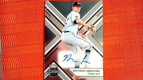 2018 Elite Extra Edition Opti-Chrome Signatures /99 Matthew Liberatore #15 Auto