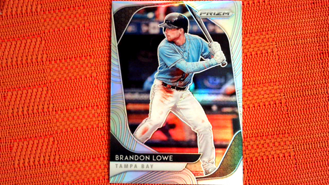 2020 Prizm Silver Prizm #37 Brandon Lowe - Tampa Bay Rays