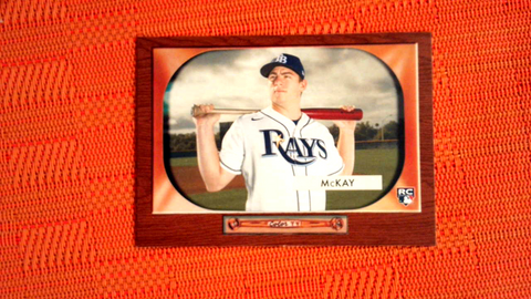 2020 Topps Archives 1955 Bowman Color Insert Brendan McKay RC #B55-26