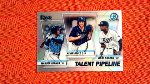 2020 Bowman Chrome TP-TBR Tampa Bay Rays Talent Pipeline