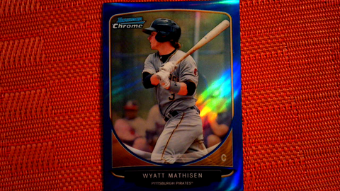2013 Bowman Chrome Prospects Blue Refractors #BCP87 Wyatt Mathisen/250